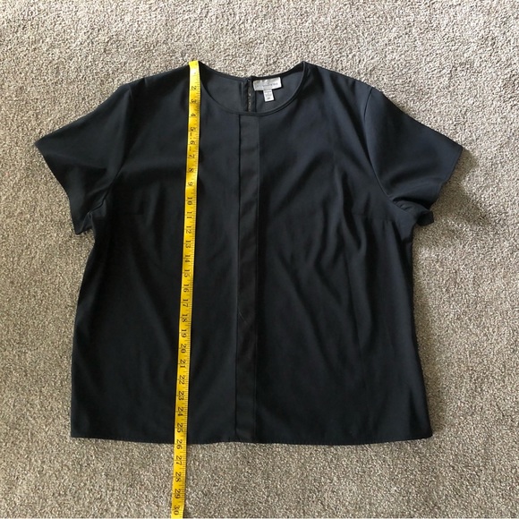 ICO Uniforms Top Blouse XL Elegance Line Front Decor Workwear Classic Career - Picture 3 of 11